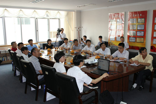 高區(qū)經發(fā)局黨建考察團來我公司參觀黨建工作