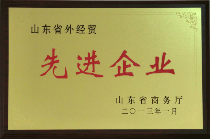 聯(lián)橋集團榮獲山東省外經(jīng)貿(mào)先進企業(yè)