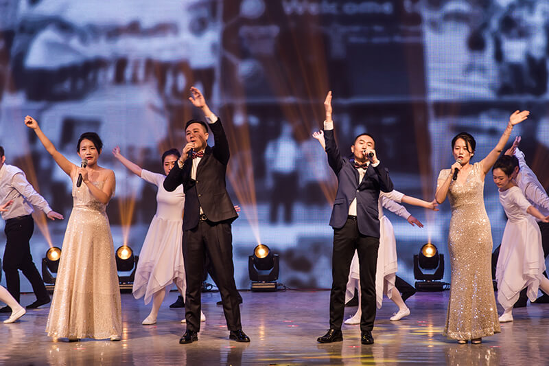 歡欣鼓舞迎新春，滿懷豪情攀高峰 | 聯(lián)橋集團(tuán)2020迎新春聯(lián)歡晚會(huì)激情開演(圖25)